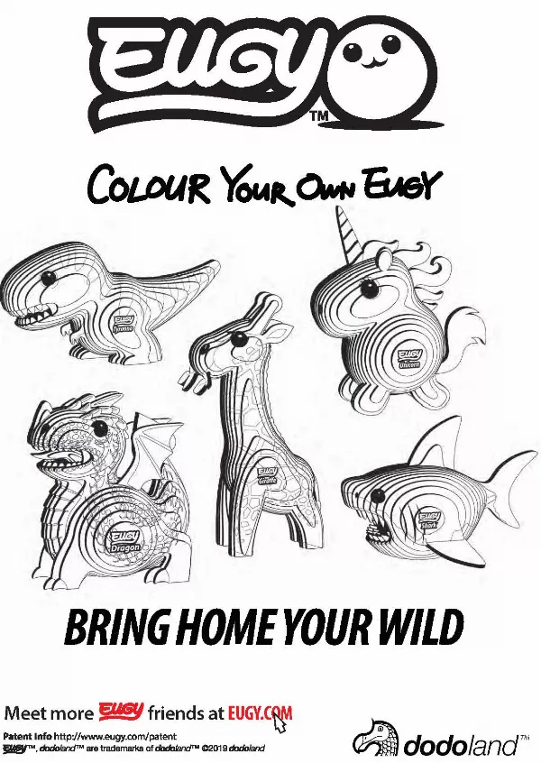 Colour Your Own Eugy